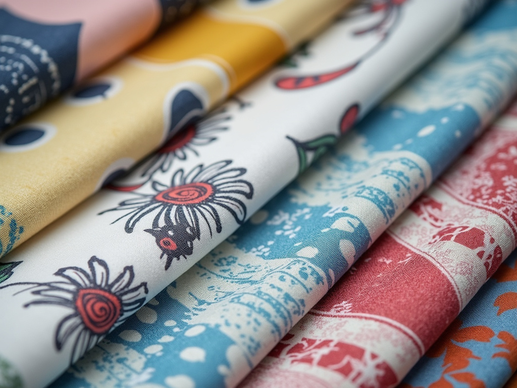 Printed fabric samples — custom gang sheet for dtf transfers