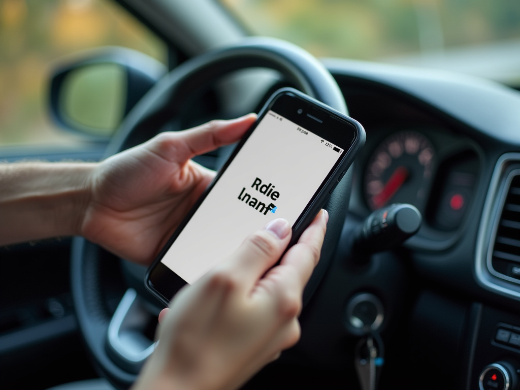 Rideshare app screen — los angeles rideshare accident lawyer