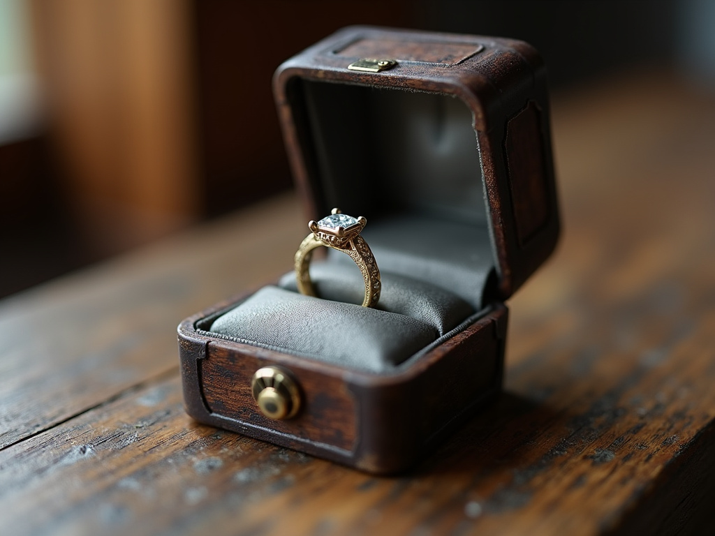 Ring box — women's wedding bands