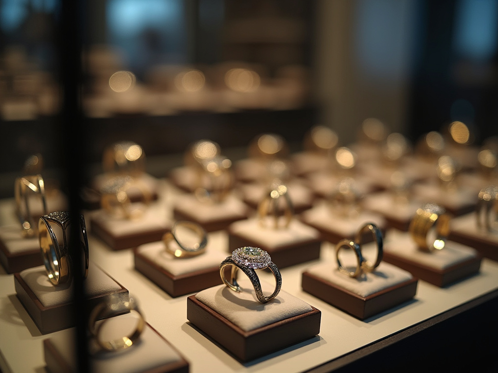 Ring display case — wedding bands