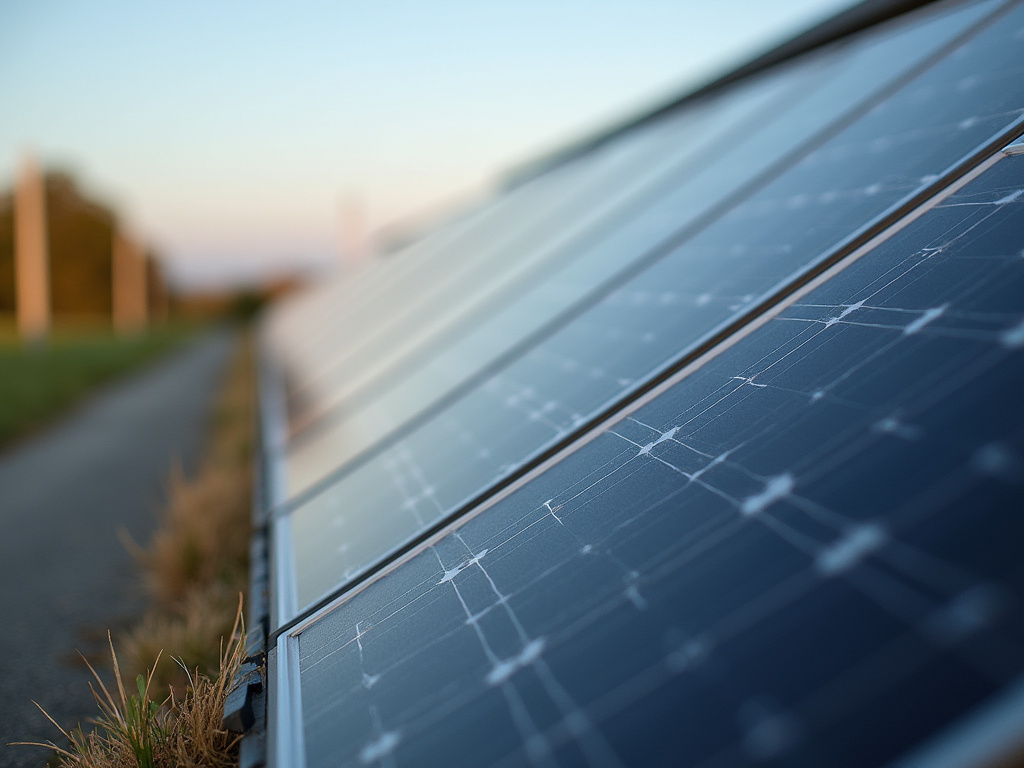 Roadside solar battery — bus station solar lighting