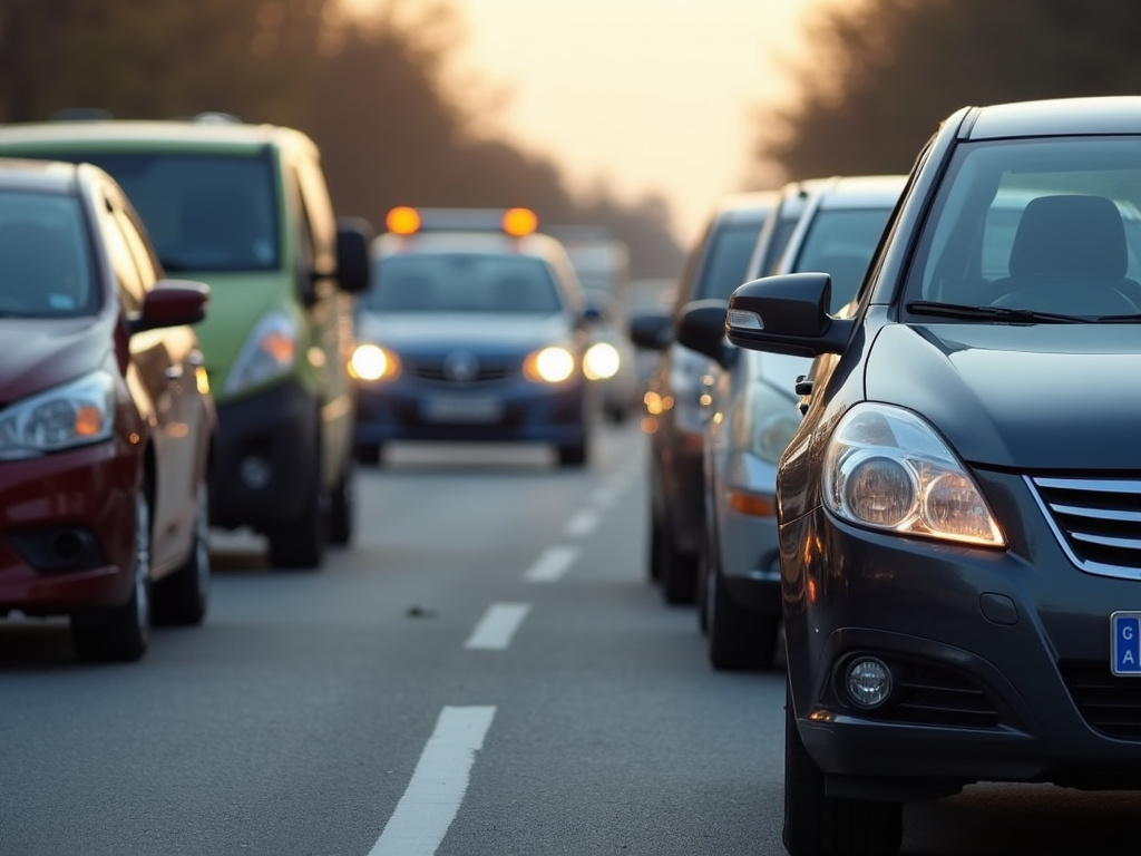 Roadside traffic stop — field sobriety test