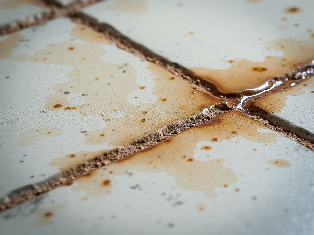Roof leak stains — commercial roofing dacula ga