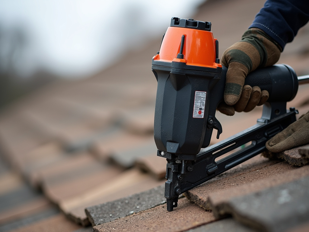 Roof nail gun — roofing dacula ga
