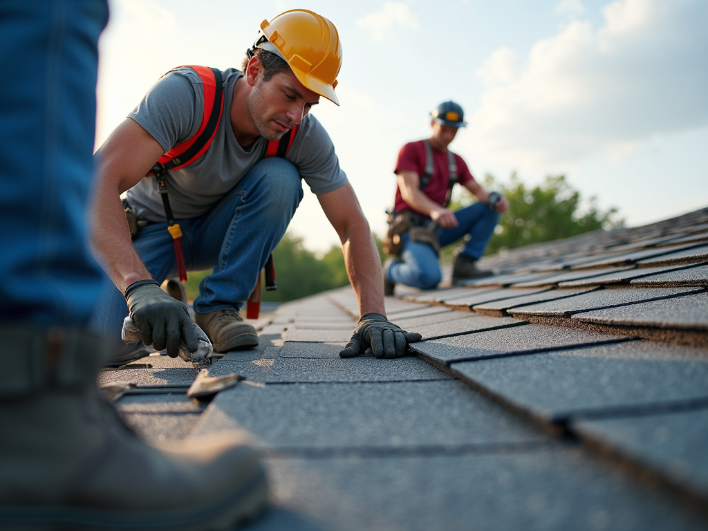 Roofing crew — commercial roofing dacula ga