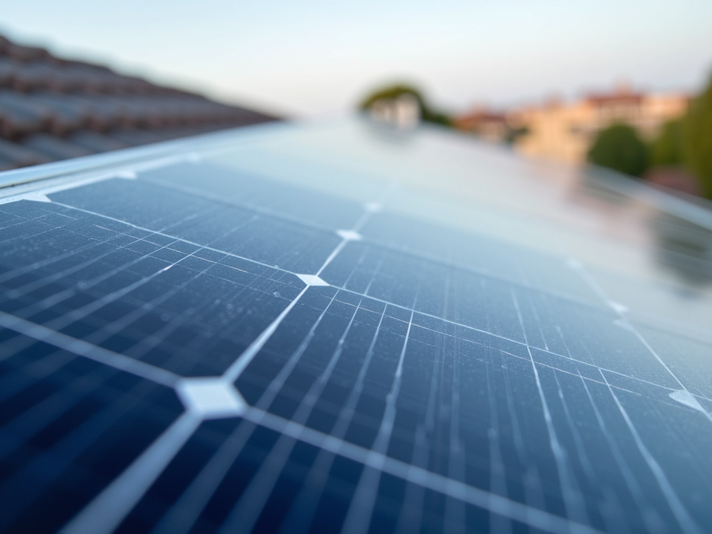 Rooftop solar panel — all-in-two solar lights