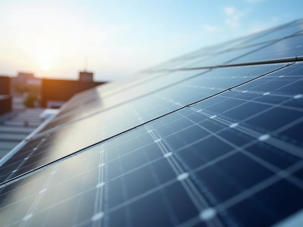 Rooftop solar panel — nexus smart solar lighting