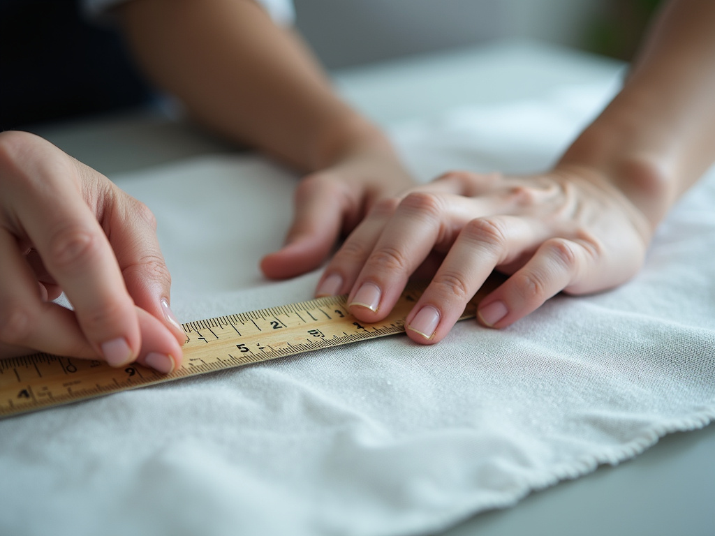 Ruler measuring fabric — dtf transfers by size