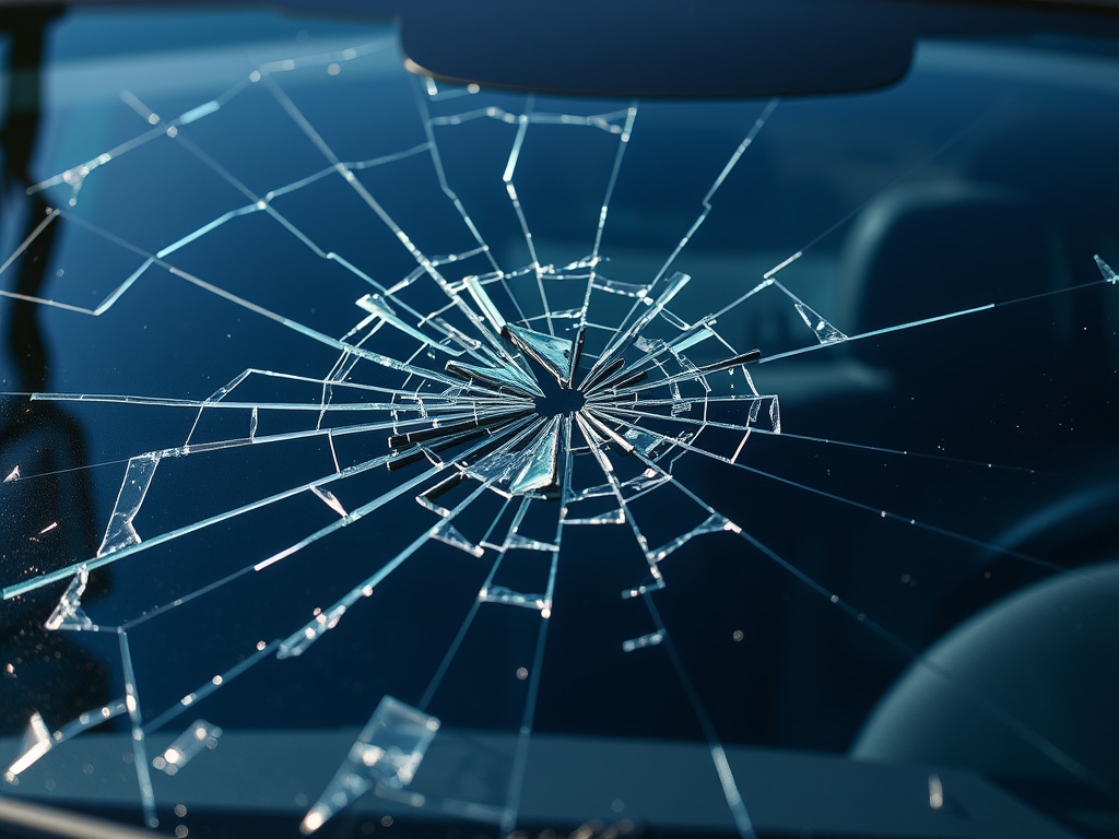 Shattered windshield — pedestrian accident lawyer phoenix