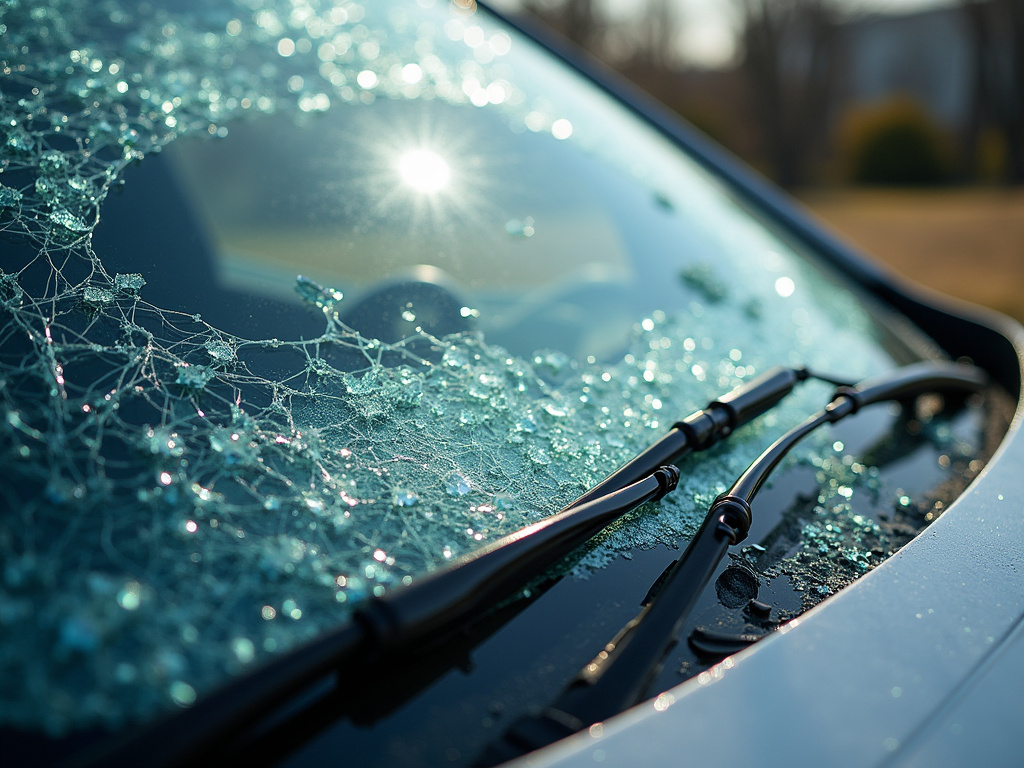 Shattered windshield — pedestrian accident lawyer phoenix