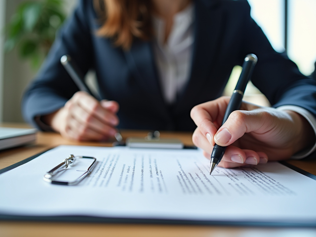 Signing a contract — car title loans Waco