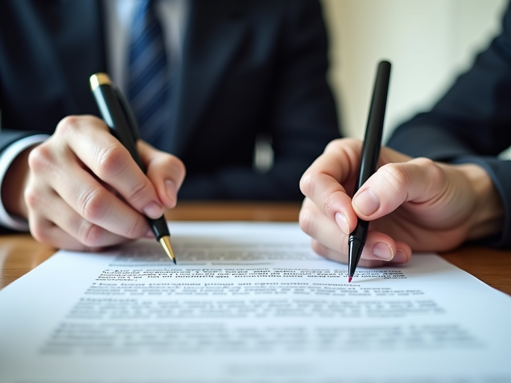Signing a contract — title loans Baylor University
