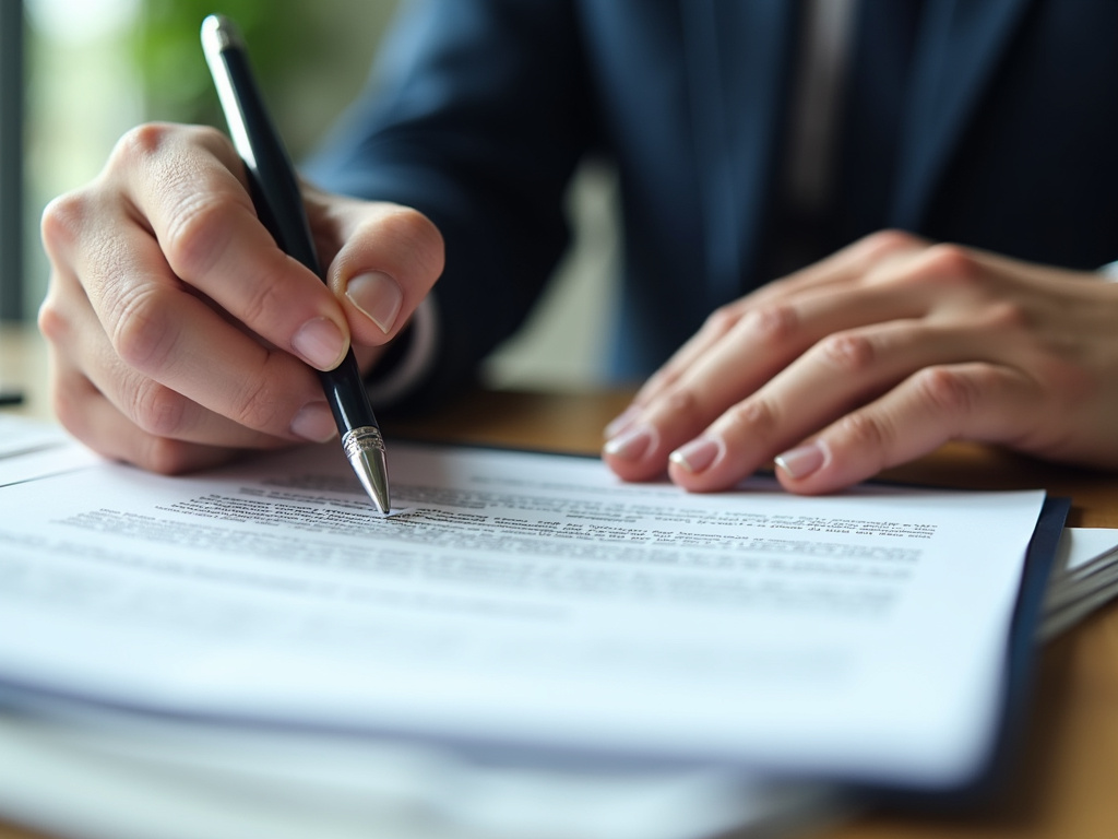 Signing a contract — truck title loans Waco