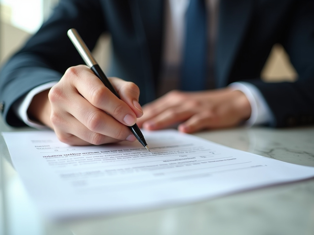 Signing loan papers — title loans kentucky