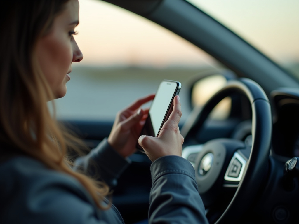 Smartphone while driving — los angeles distracted driving accident lawyer