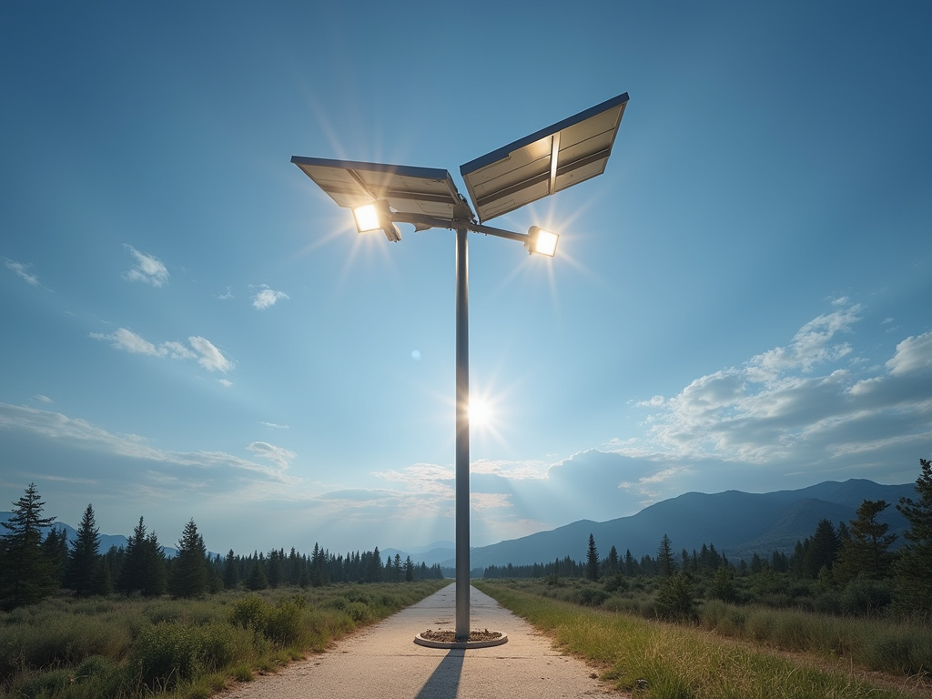 solar flag pole lighting