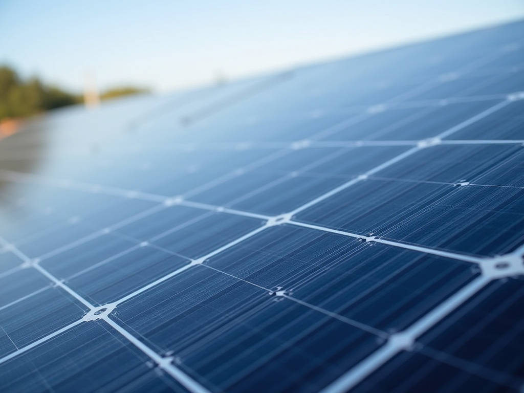 Solar panel array — bus station solar lighting