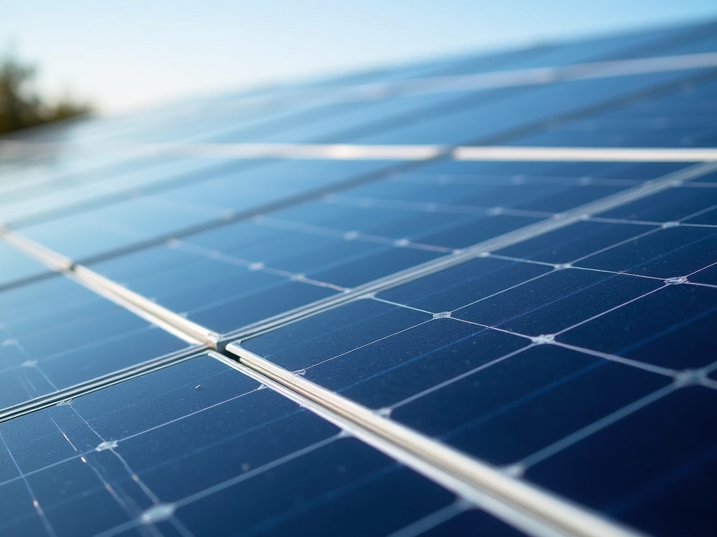 Solar panel array — bus station solar lighting