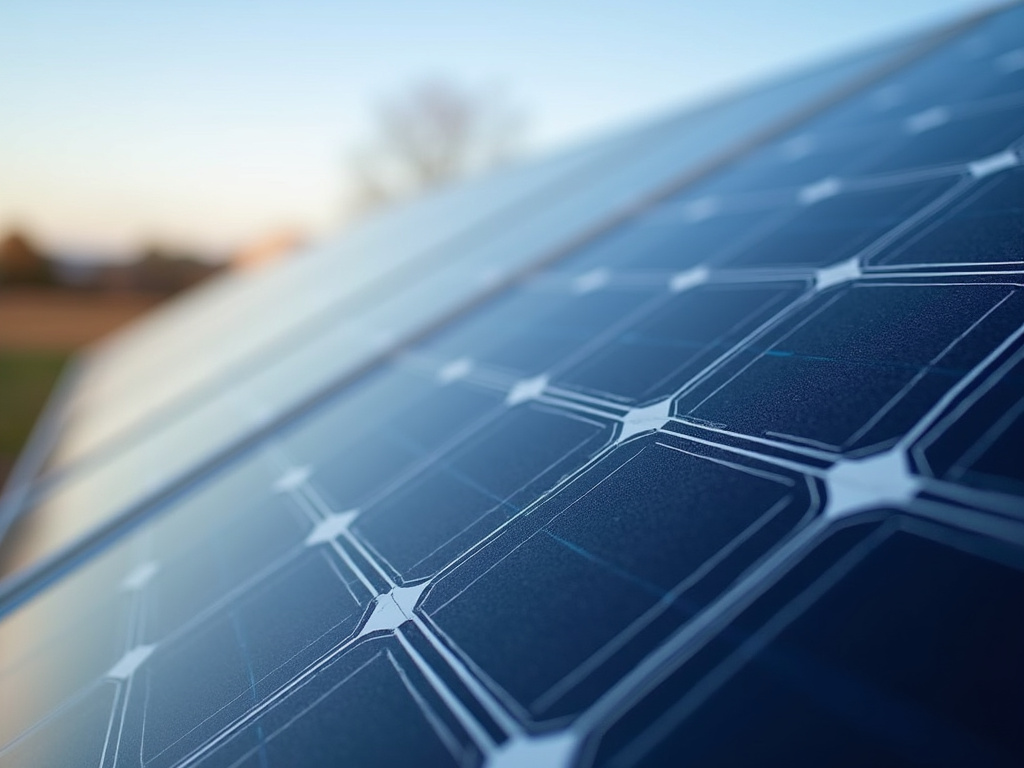 Solar panel closeup — all-in-two solar lights