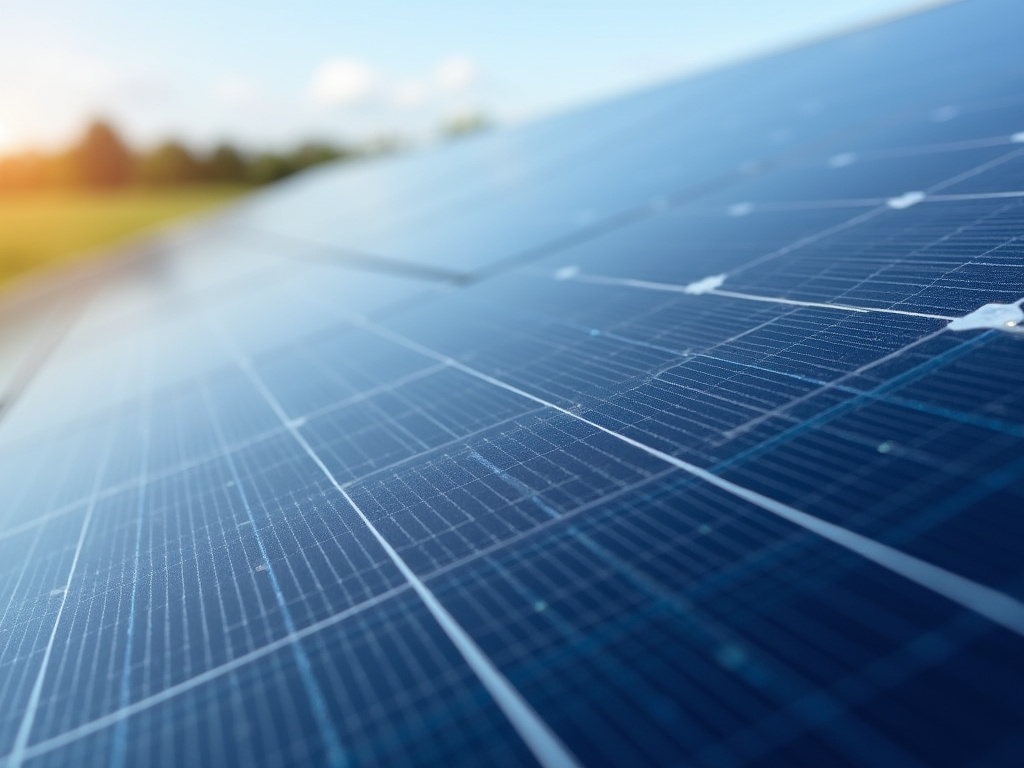 Solar panel closeup — nexus smart solar lighting