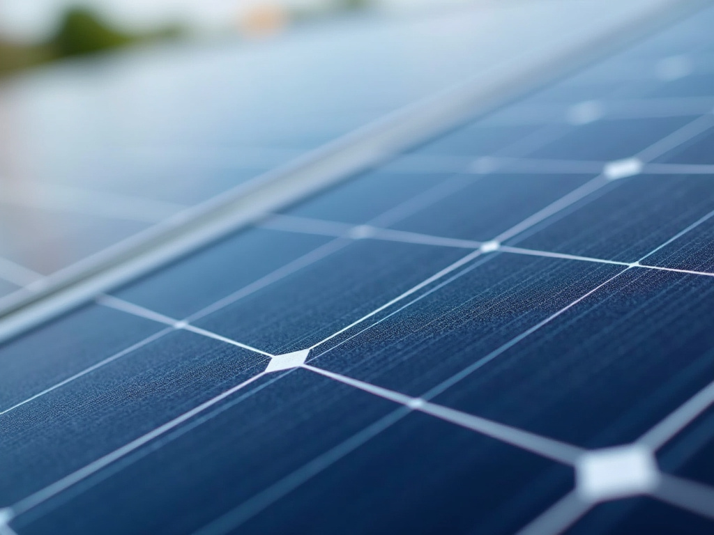 Solar panel closeup — nexus smart solar lighting