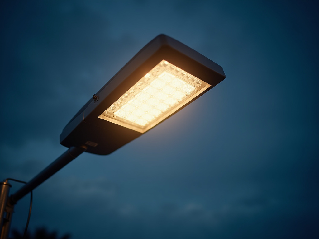 Solar street lamp — solar lighting for military bases