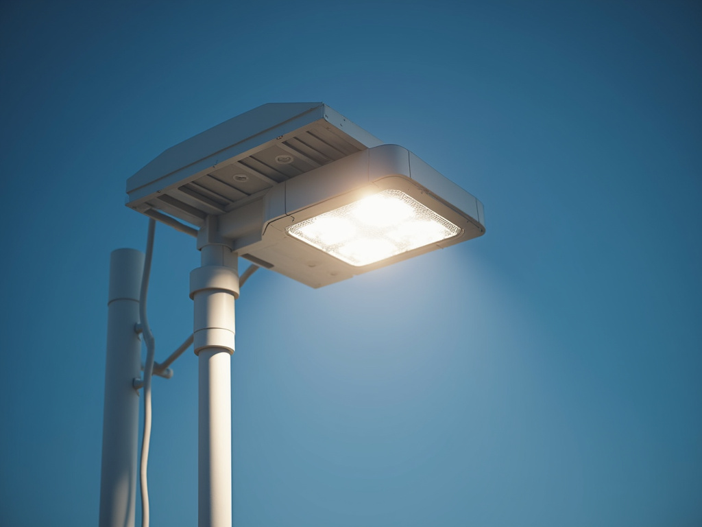 Solar streetlight — solar lighting for military bases