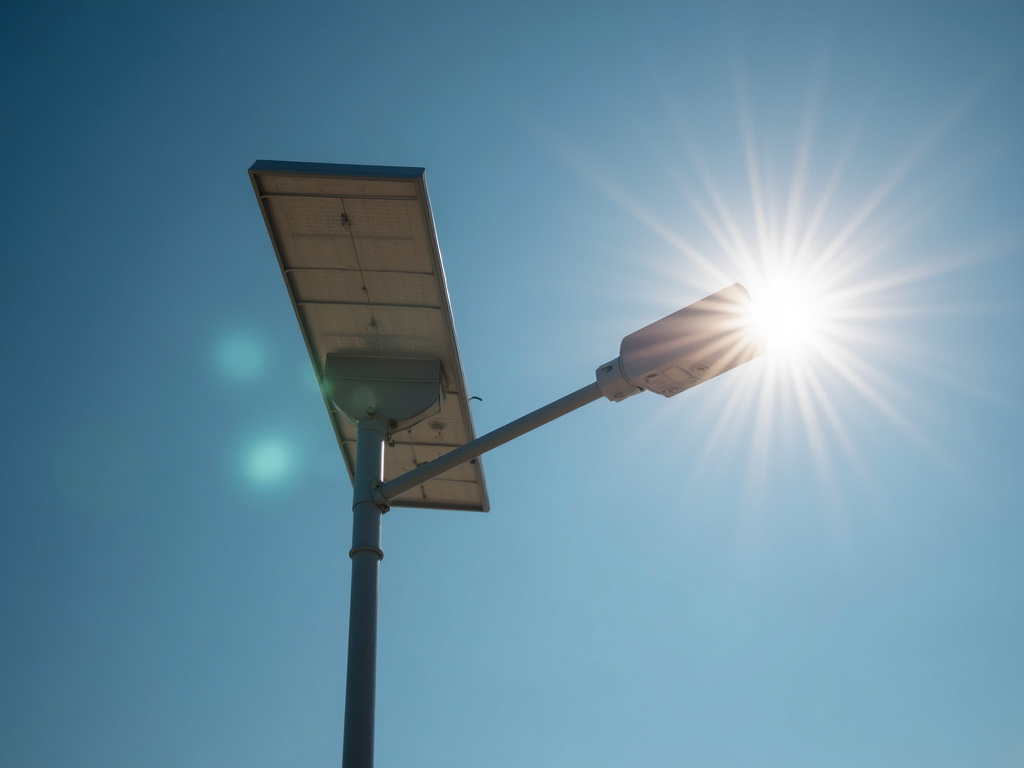 Solar streetlight — solar lighting for military bases