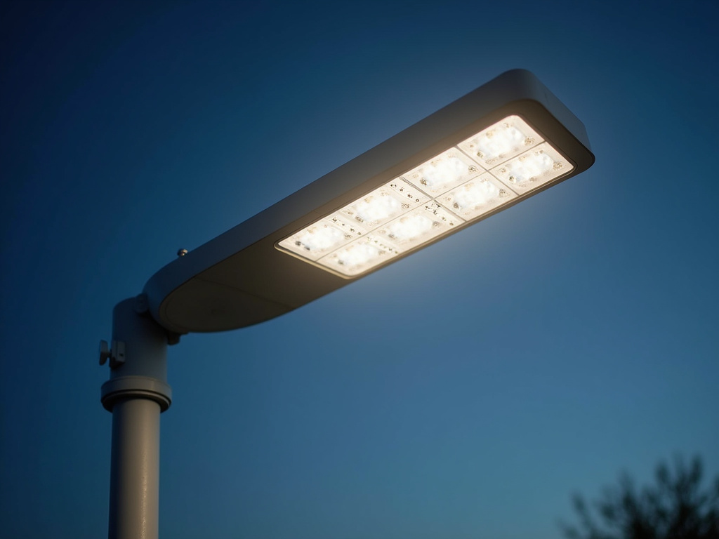 Solar streetlight — solar lighting for military bases