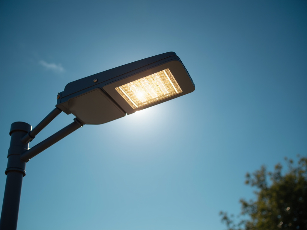 Solar streetlight — solar lighting for military bases