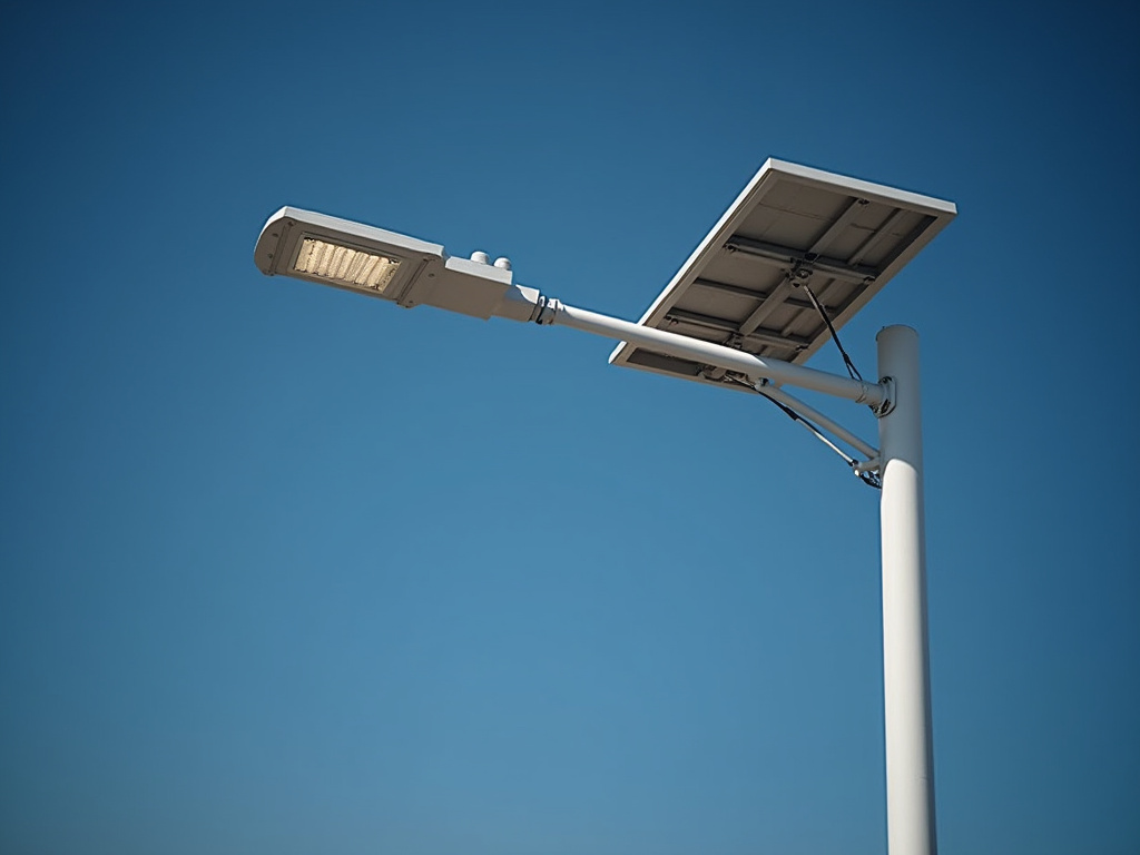 Solar streetlights — solar lighting for military bases