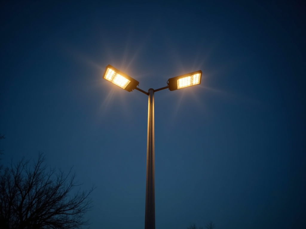 Solar streetlights — solar lighting for military bases
