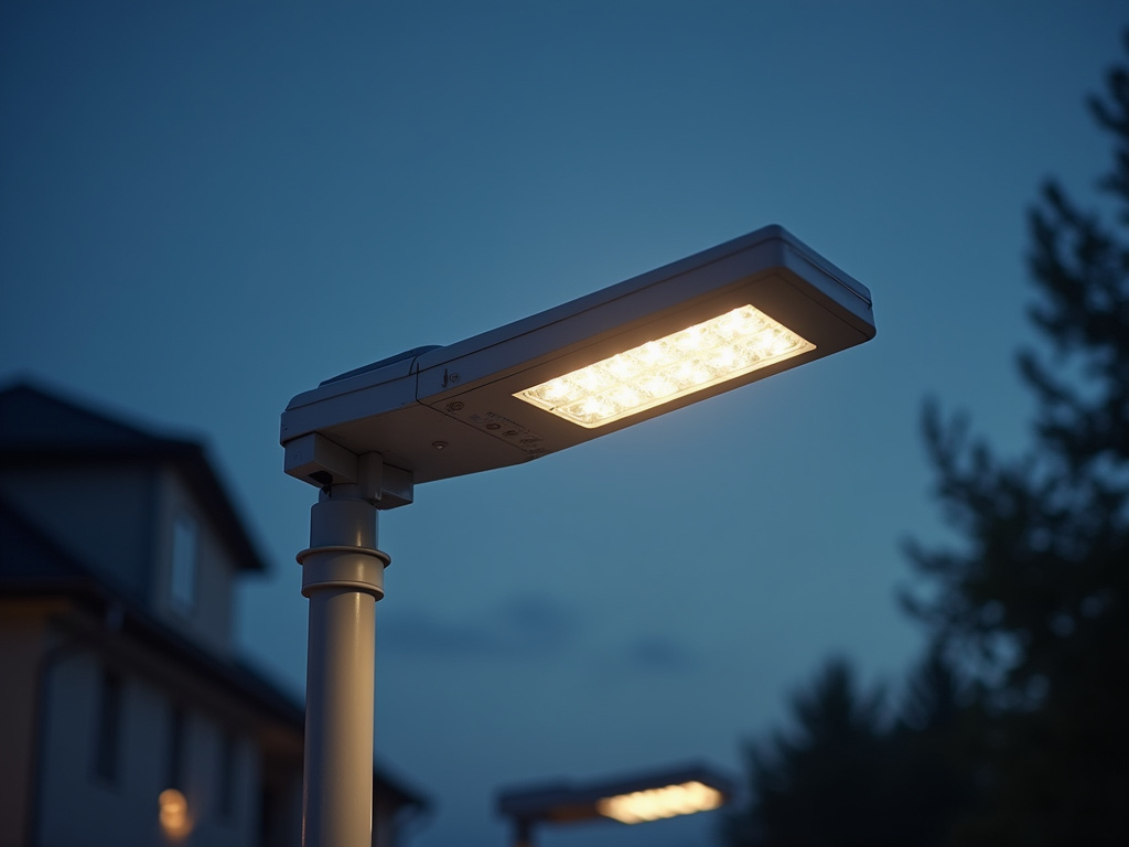 Solar streetlights — solar lighting for military bases
