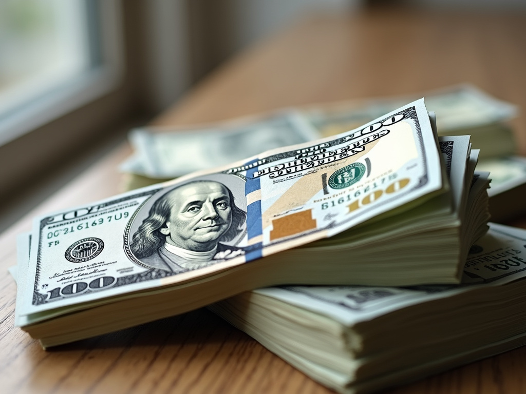 Stack of cash — title loans Baylor University