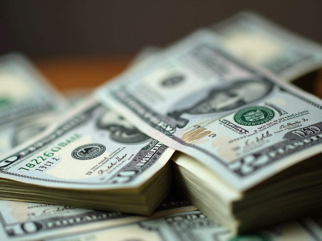 Stack of cash — title loans China Spring