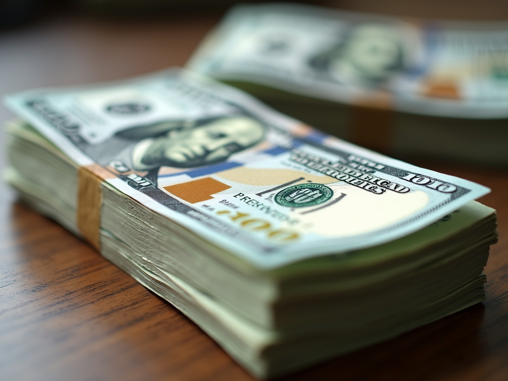 Stack of cash — title loans michigan