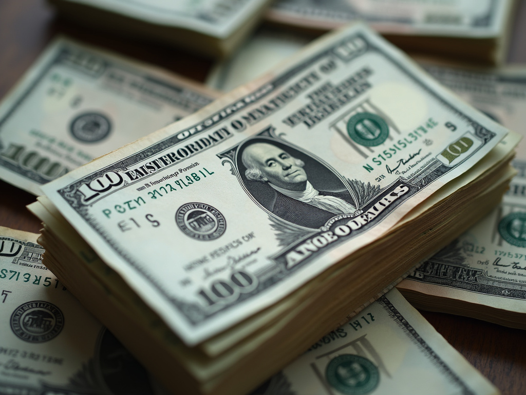 Stack of cash — title loans michigan