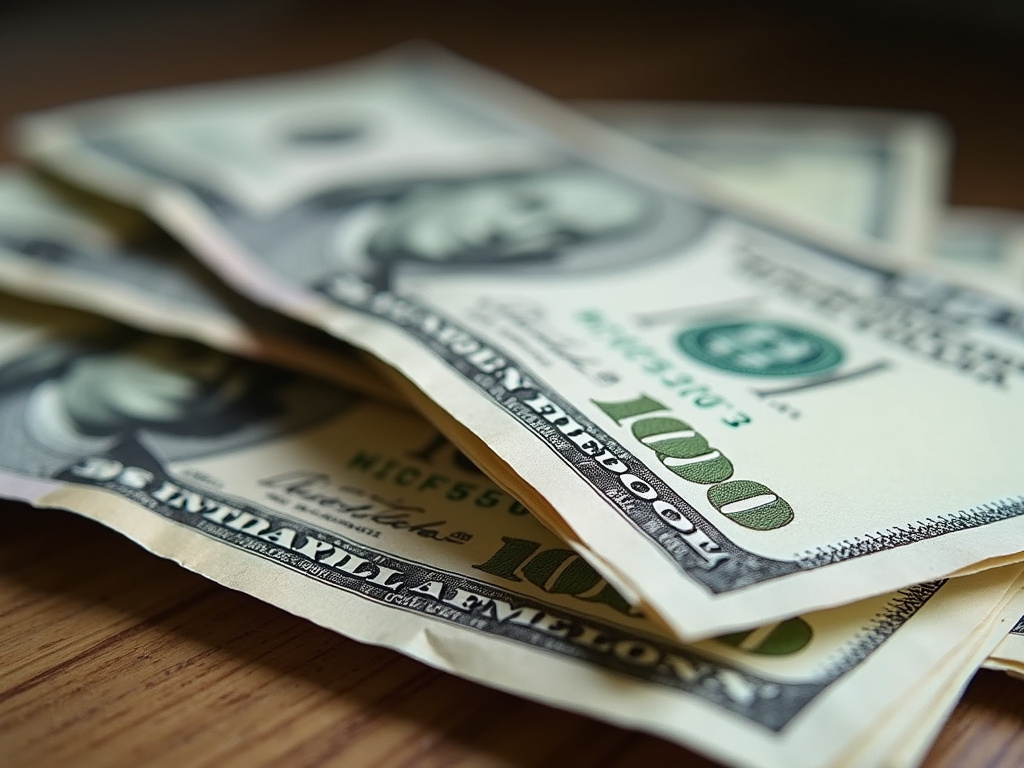 Stack of cash — title loans oklahoma