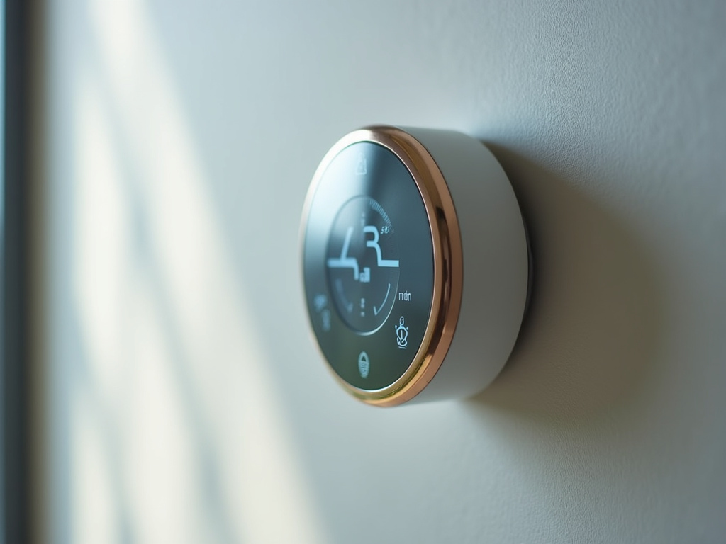 Thermostat on wall — hvac installation austin