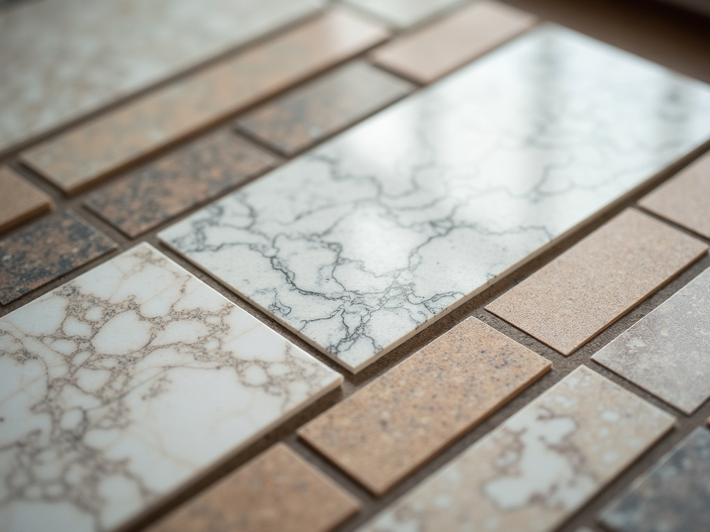 Tile samples — bathroom remodel austin