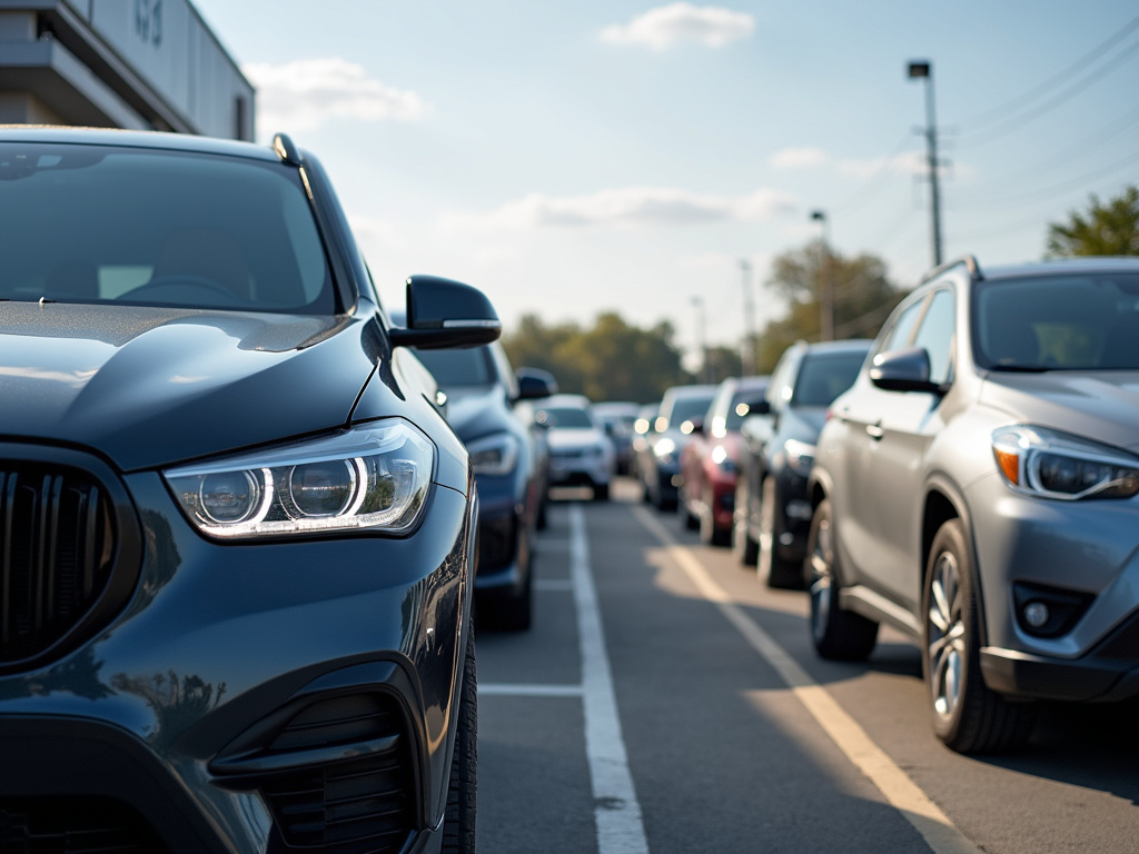 Used car lot — title loans China Spring