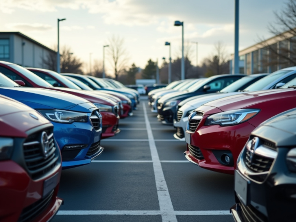 Used car lot — title loans Hewitt