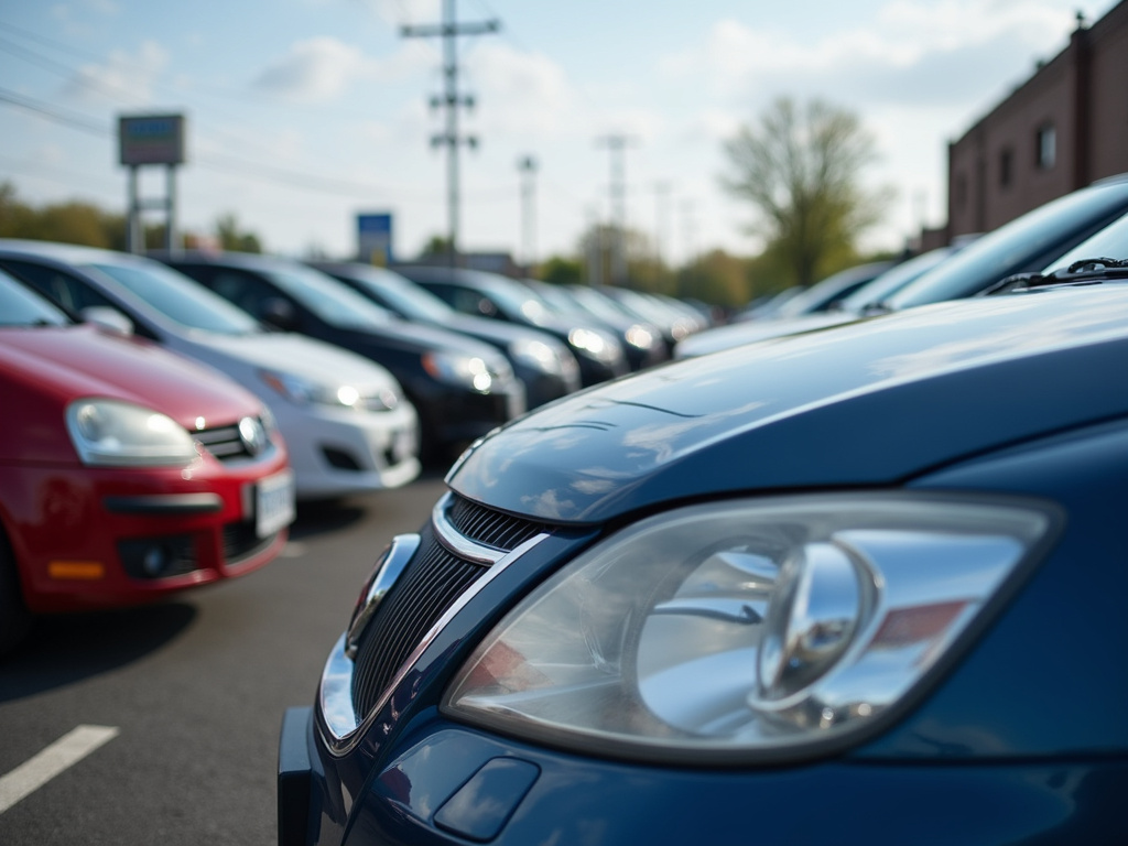 Used car lot — title loans Robinson