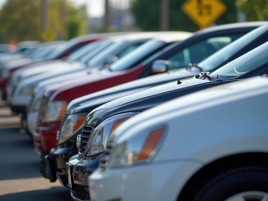 Used car lot — title loans Woodway