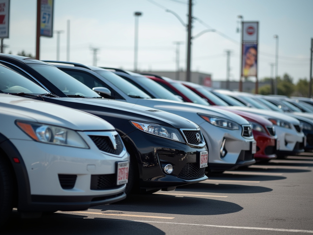 Used car lot — title loans Woodway
