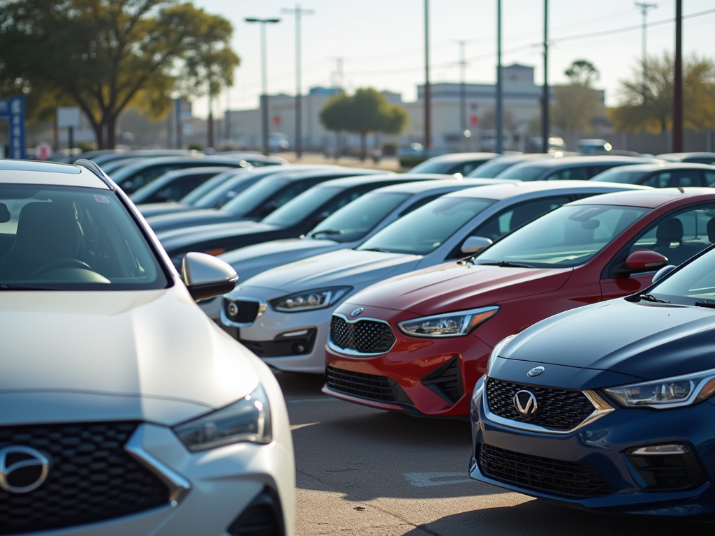 Used car lot — title loans Woodway