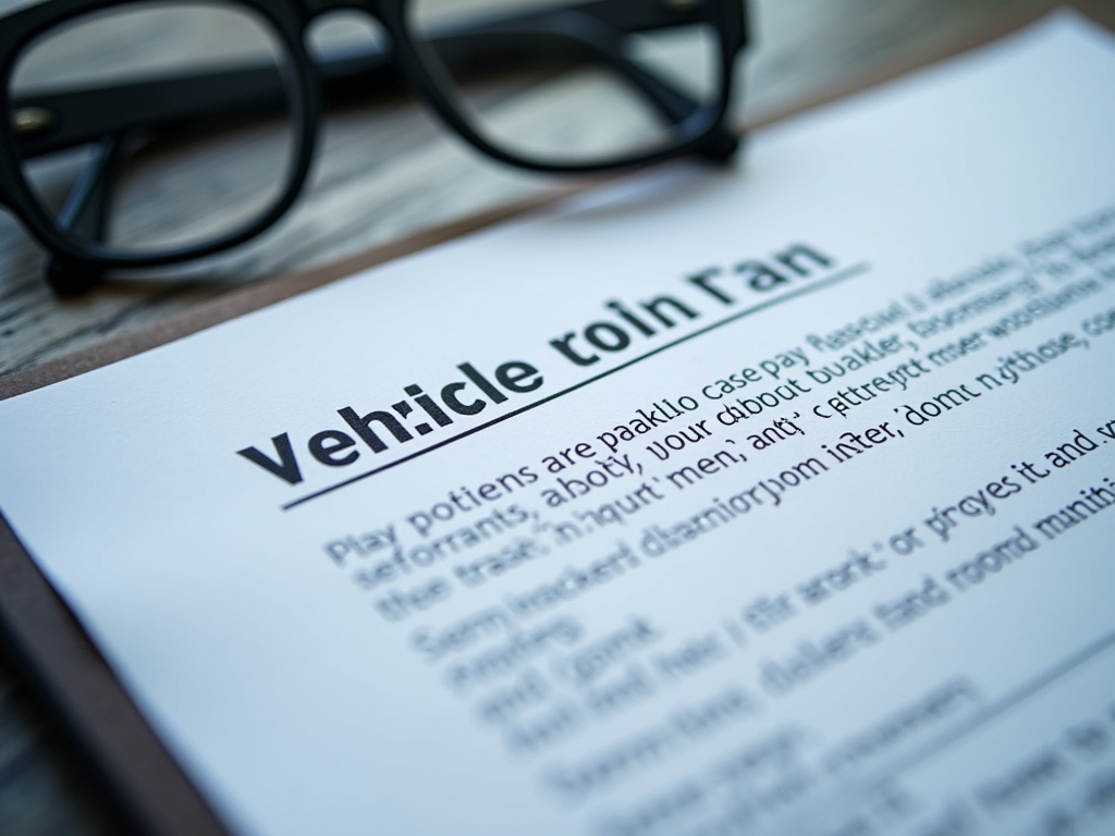Vehicle title document — suv title loans Waco