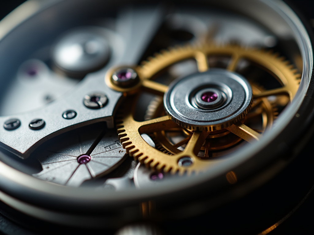 Watch gears closeup — breitling watches