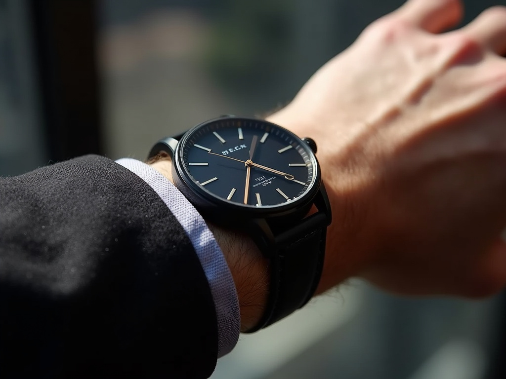 Watch on wrist — breitling watches