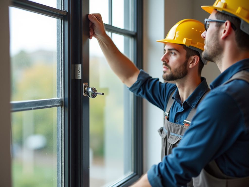 Window installation crew — impact windows installation